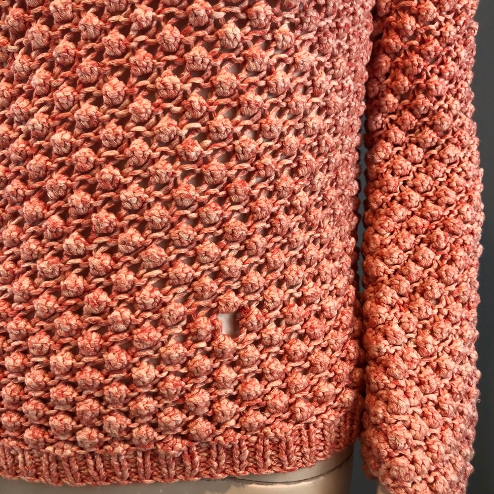 NWT Aiko Orange Knit Sweater Size XS - Picture 16 of 16